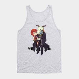 Mahoutsukai no Yome - The Ancient Magus Bride Hatori Chise & Elias Ainsworth Anime Chibi Fanart Tank Top